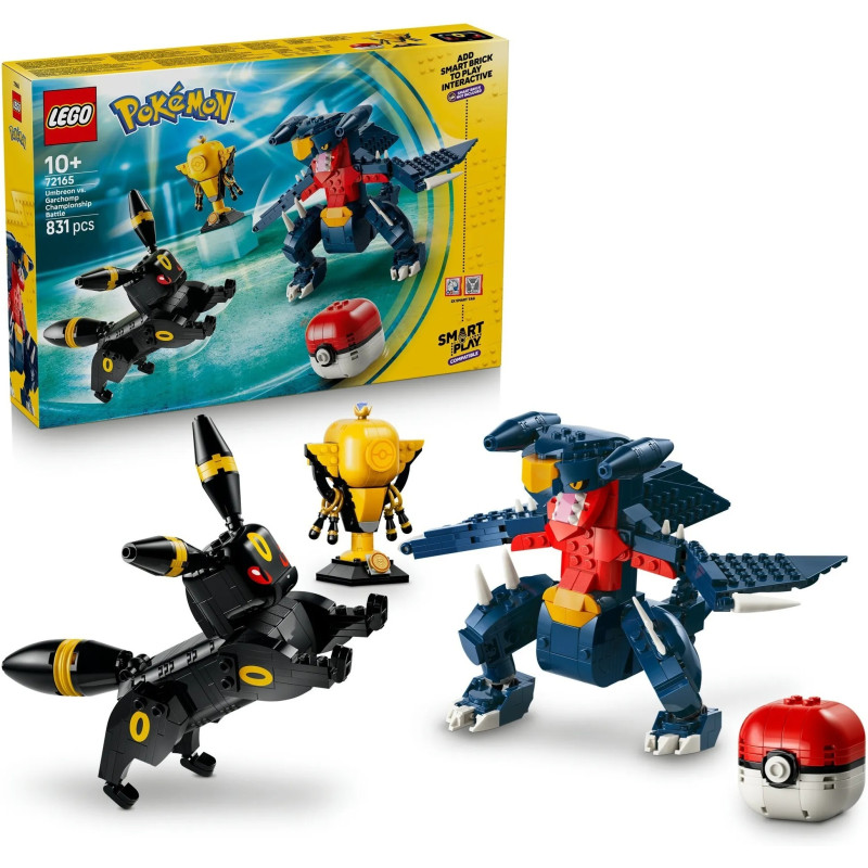 72165 LEGO Pokemon Smart Play Битва за чемпионский титул между Умбреоном и Гарчомпом