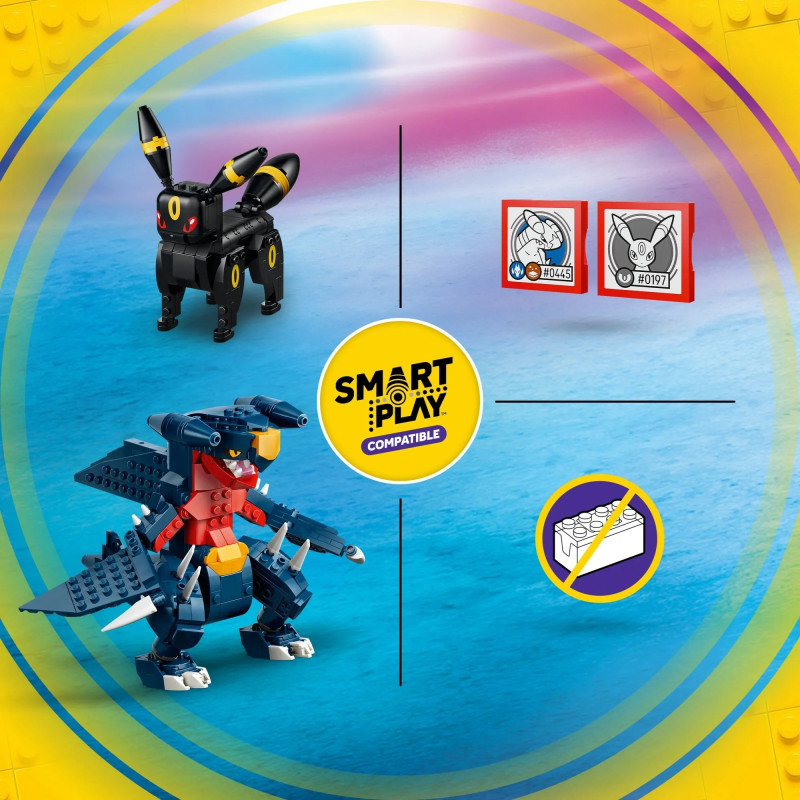 72165 LEGO Pokemon Smart Play Битва за чемпионский титул между Умбреоном и Гарчомпом