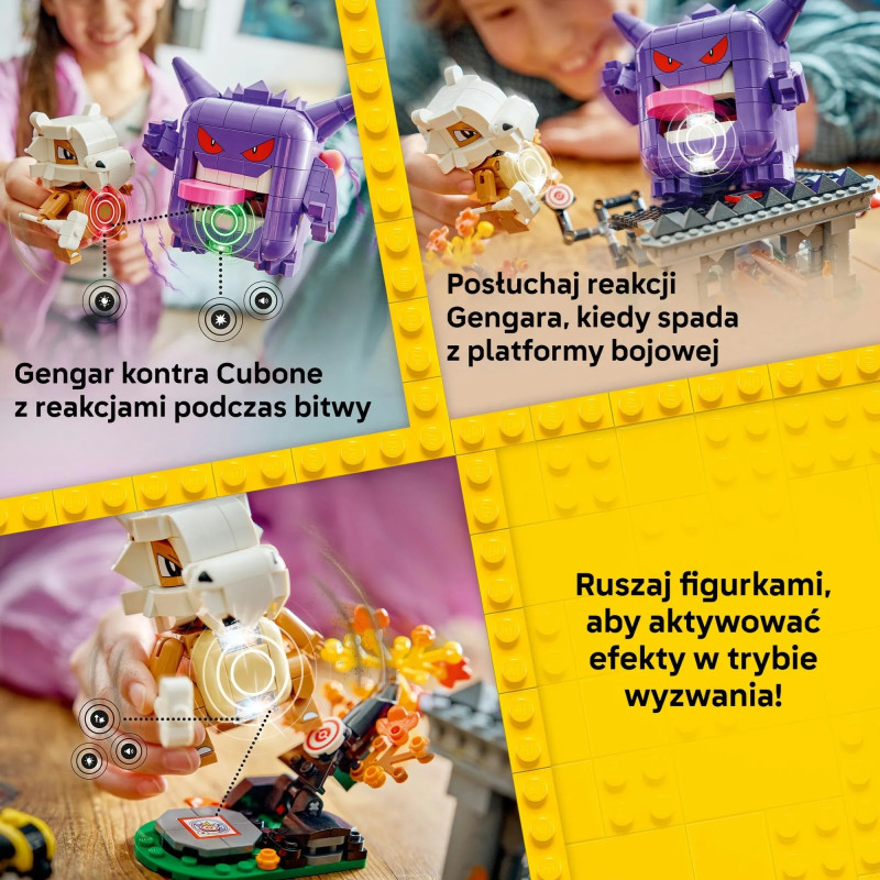 72166 LEGO Pokemon Smart Play Жуткая схватка Кубона и Генгара