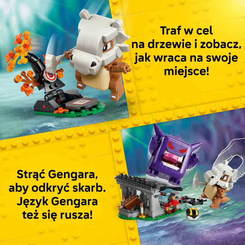 72166 LEGO Pokemon Smart Play Жуткая схватка Кубона и Генгара
