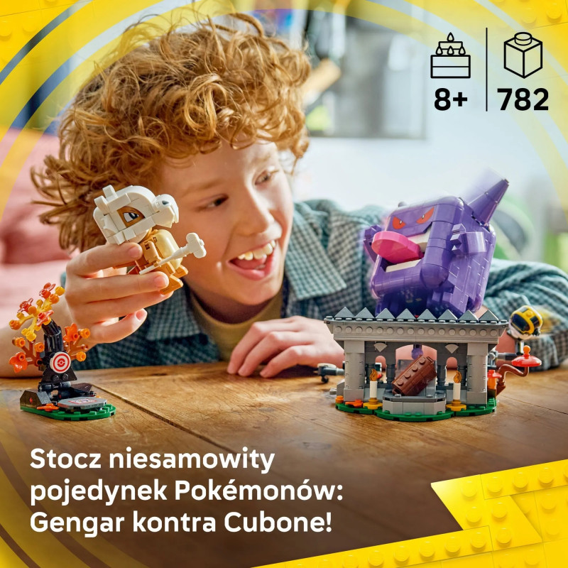 72166 LEGO Pokemon Smart Play Жуткая схватка Кубона и Генгара