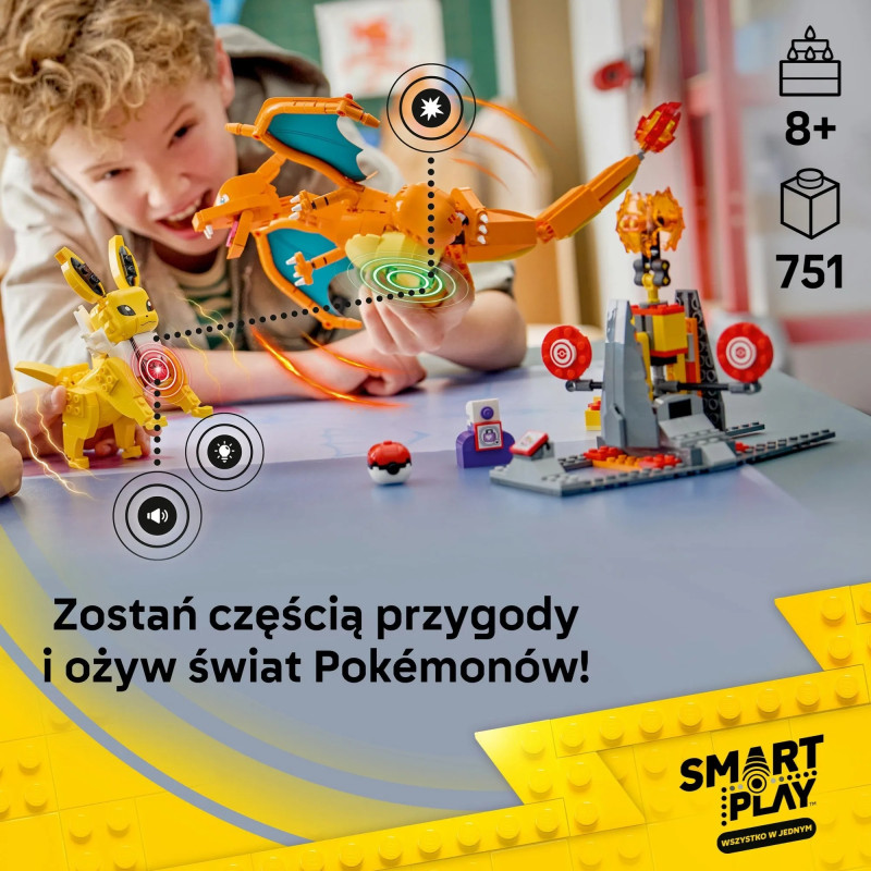 72167 LEGO Pokemon Smart Play Джолтеон против Чаризарда: Абсолютная битва