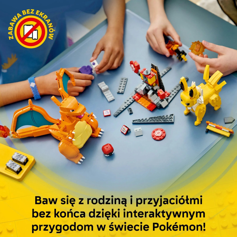 72167 LEGO Pokemon Smart Play Джолтеон против Чаризарда: Абсолютная битва