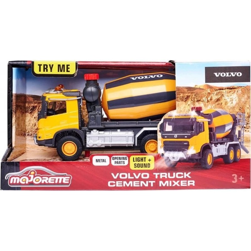 Majorette, Volvo, бетономешалка, 19 см
