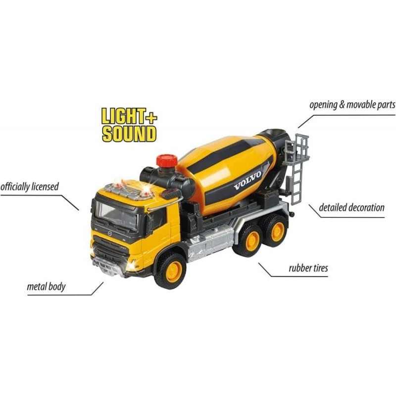 Majorette, Volvo, бетономешалка, 19 см