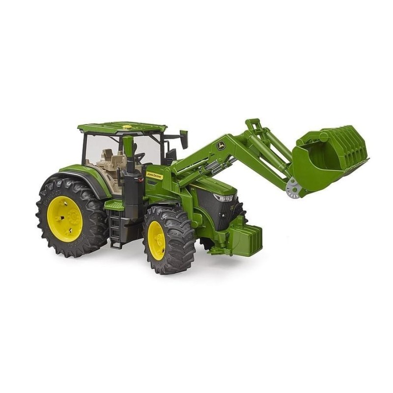 Брудер, трактор John Deere 7R 350 с погрузчиком, 1: 16