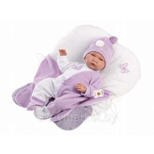 Кукла мягконабивная озвученная Llorens Lalo 42см , 74036