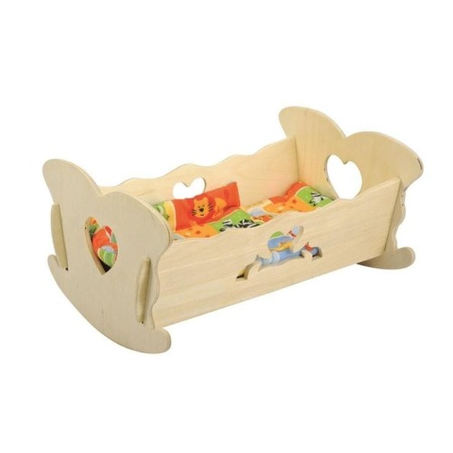 Волчок, маленькая деревянная Колыбель для кукол