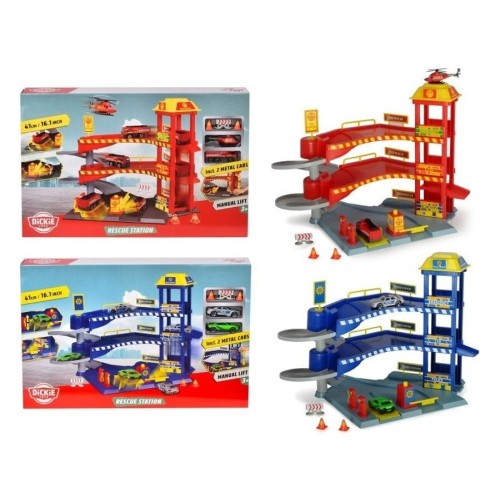 Dickie, спасательная станция, гараж с транспортными средствами, 41 см