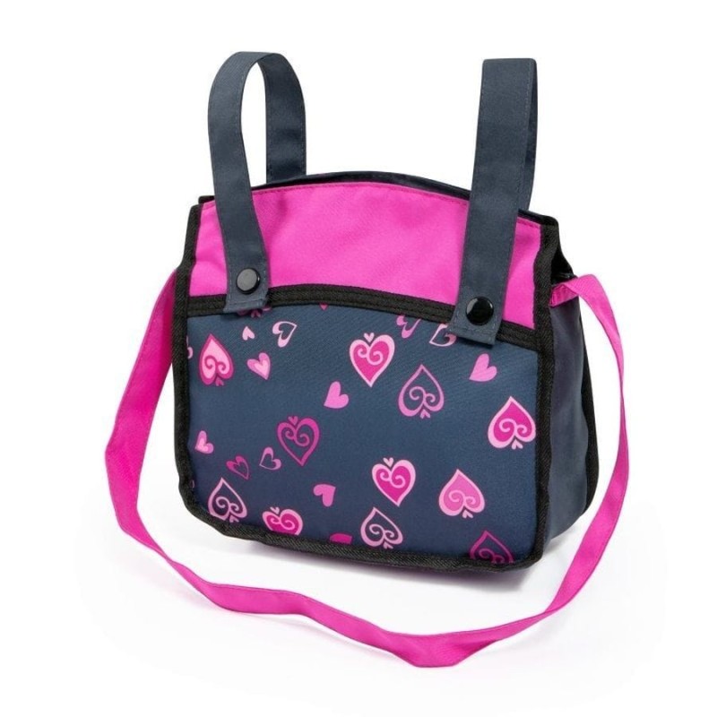 Bayer Design, Neo Vario Combi, глубокая кукольная тележка с сумкой, розовый