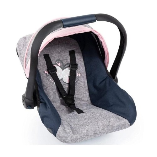 Bayer Design, Deluxe, кукольное автокресло с балдахином, серый