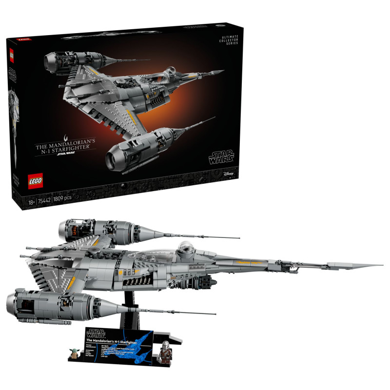 75442 LEGO Star Wars UCS Мандалорский Звёздный истребитель N-1