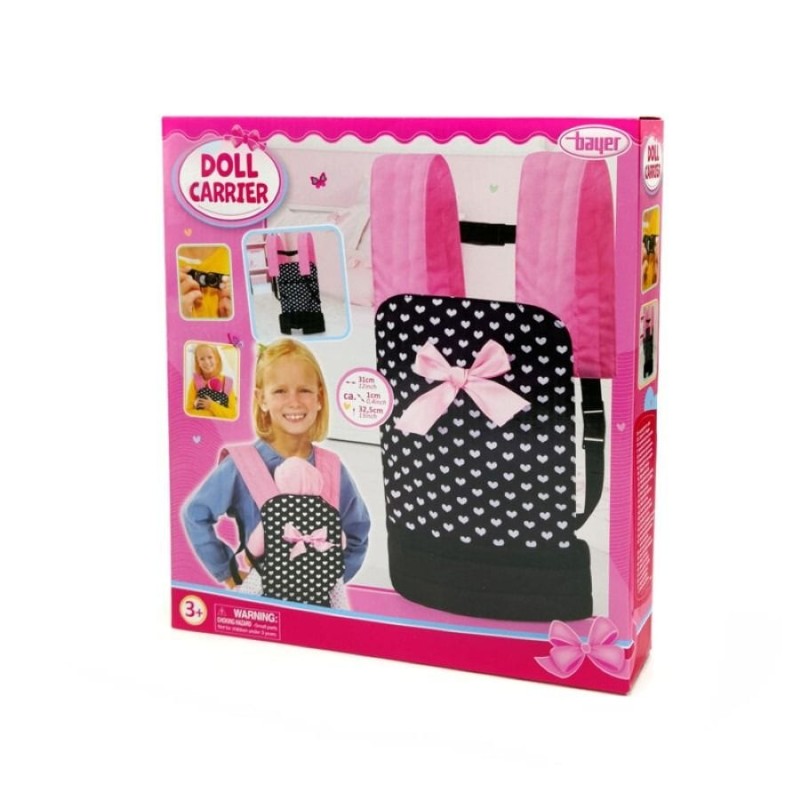 Bayer Design, EasyCarry, кенгуру для кукол, розовый и черный