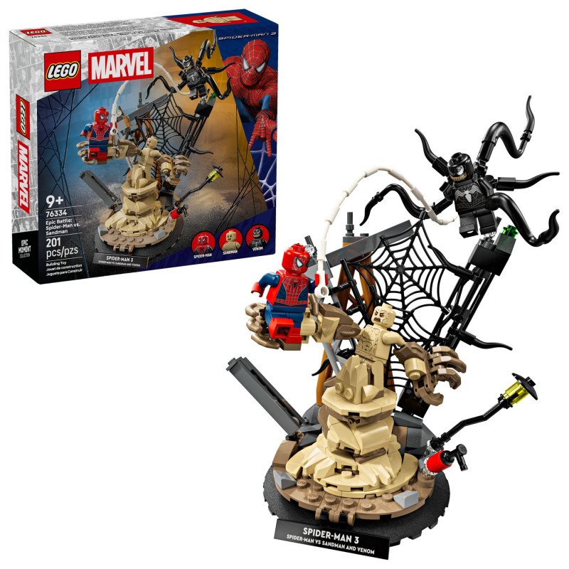 76334 LEGO Marvel Spider-Man Человек-паук против Песочного человека