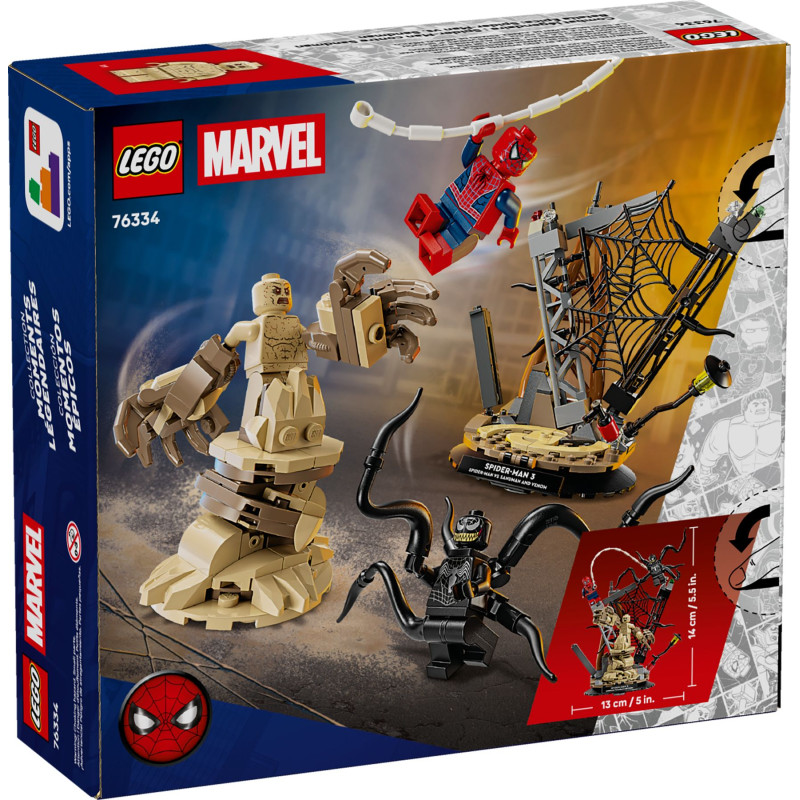 76334 LEGO Marvel Spider-Man Человек-паук против Песочного человека
