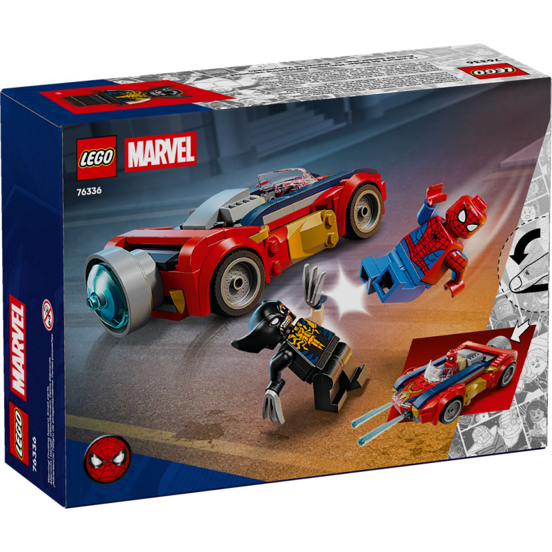 76336 LEGO Marvel Spider-Man Веномизированный Росомаха с машиной Человека-паука