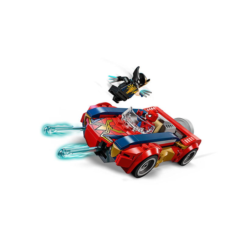 76336 LEGO Marvel Spider-Man Веномизированный Росомаха с машиной Человека-паука