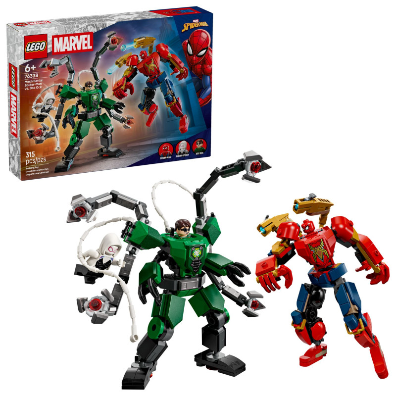 76338 LEGO Marvel Spider-Man Битва мехов: Человек-паук против Доктора Осьминога
