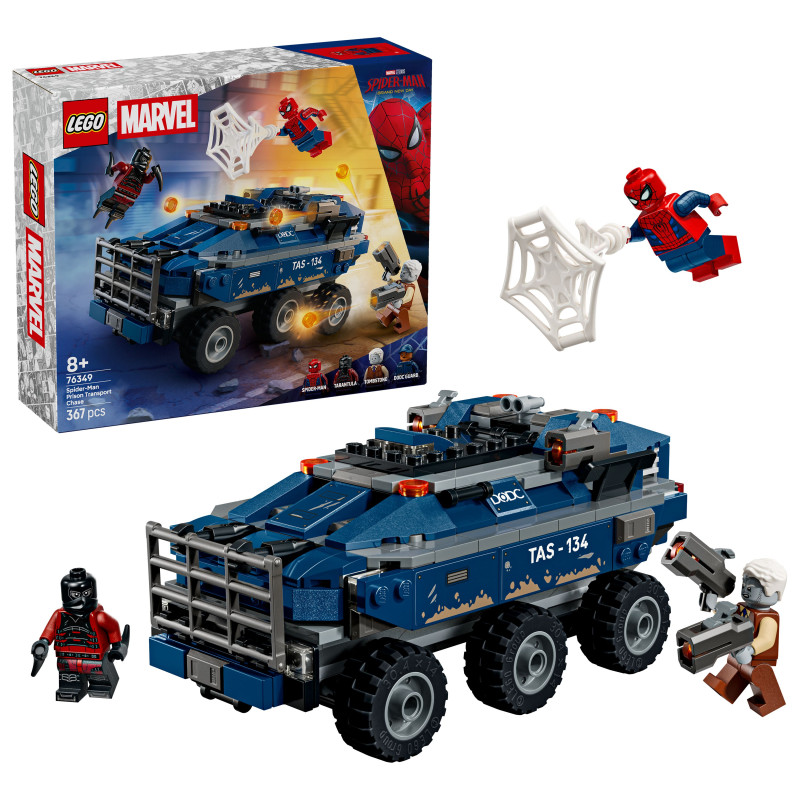 76349 LEGO Marvel Spider-Man Погоня Человека-паука за тюремным транспортом