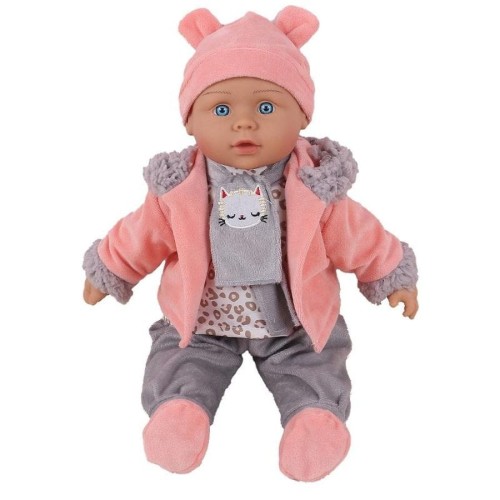 Anek для детей, Юлька, детская кукла, интерактивная со звуком, 40 см