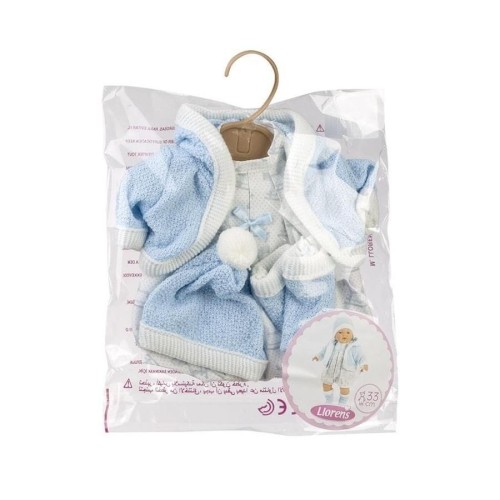 Llorens, кукольное платье, синий, 33 см