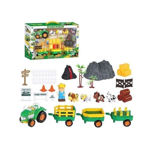 Icom, ферма, транспортное средство с животными и сельскохозяйственными принадлежностями