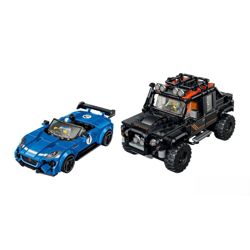 77264 LEGO Speed Champions Jaguar Project 7 и Land Rover Defender