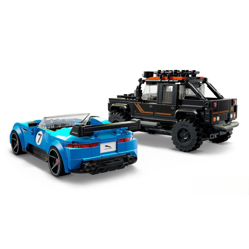 77264 LEGO Speed Champions Jaguar Project 7 и Land Rover Defender