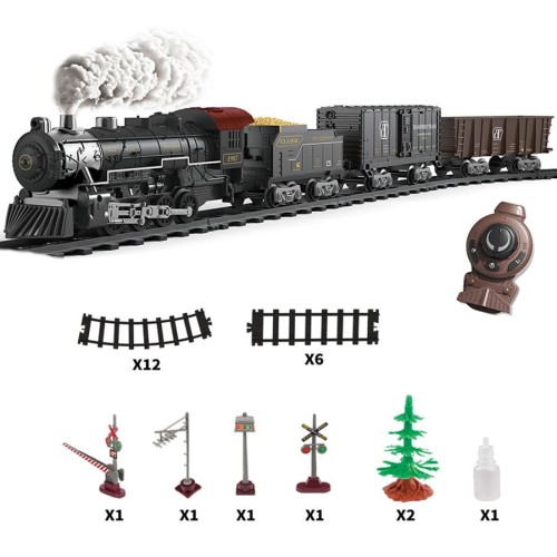 Fenfa, классическая железная дорога с дистанционным управлением, водяной пар, свет и звук