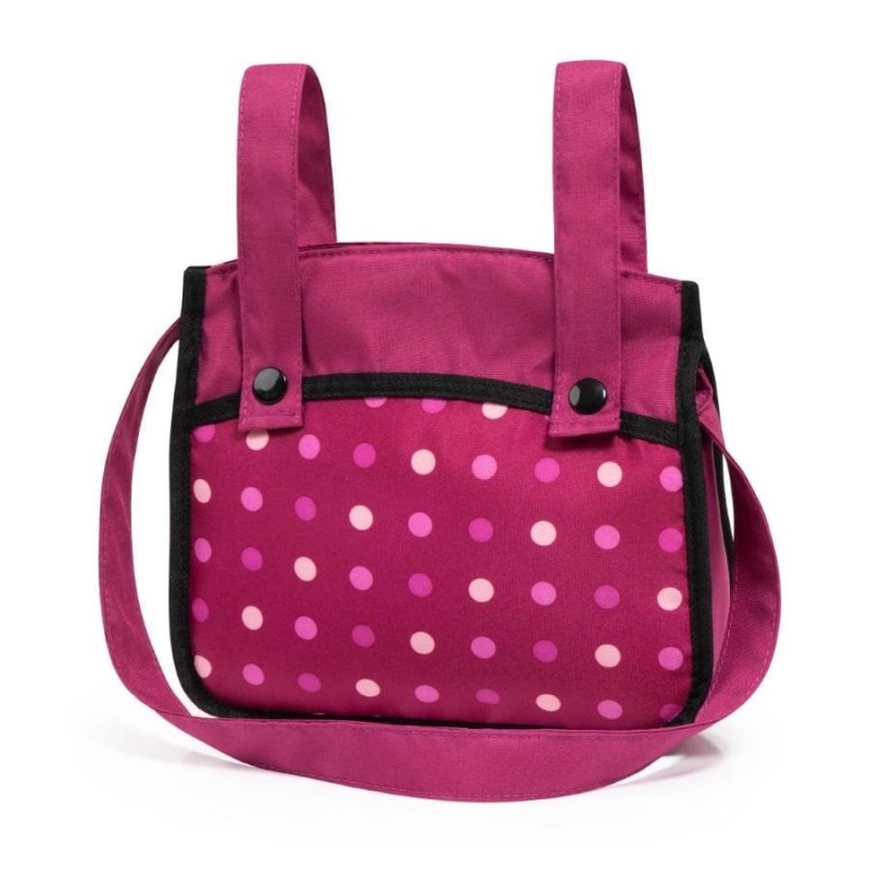 Bayer Design, Xeo Combi, глубокая кукольная тележка с сумкой, бордовый