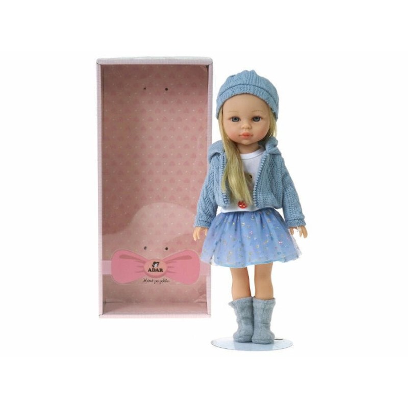 Adar, кукла с польским звуком, синяя юбка, 38 см