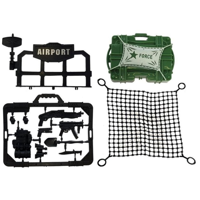 Lean Toys, комплект военной техники, 8 элементов