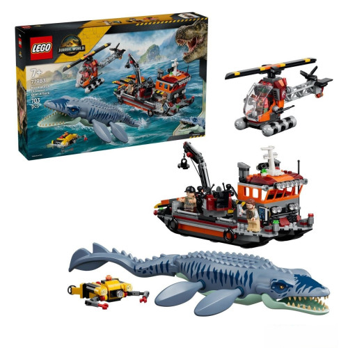 77983 LEGO Jurassic World Нападение Мозазавра на лодку