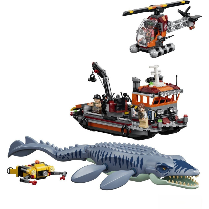77983 LEGO Jurassic World Нападение Мозазавра на лодку