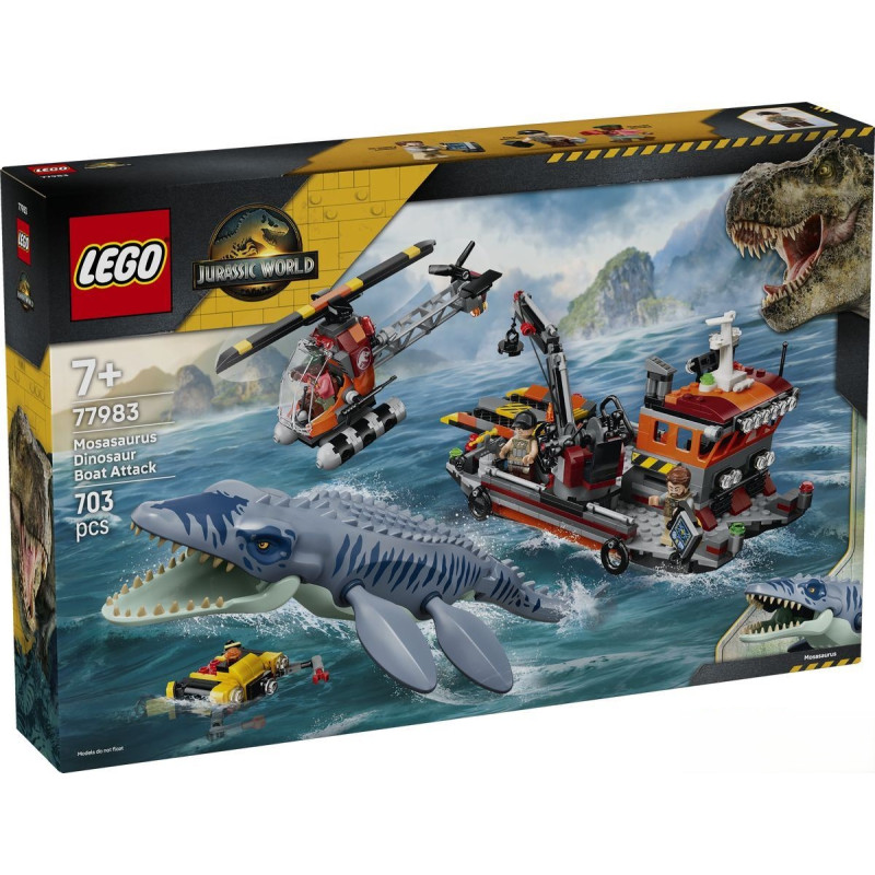77983 LEGO Jurassic World Нападение Мозазавра на лодку