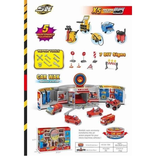 Maxik, парковка с принадлежностями