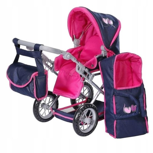 Knorr Toys, кукольная тележка, темно-синий