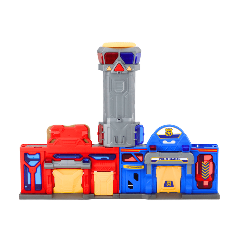 Lean Toys, полицейский командный центр, комплект аварийных машин