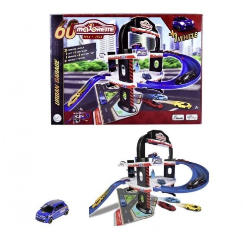 Majorette, 60-летие, городской гараж, комплект с транспортным средством