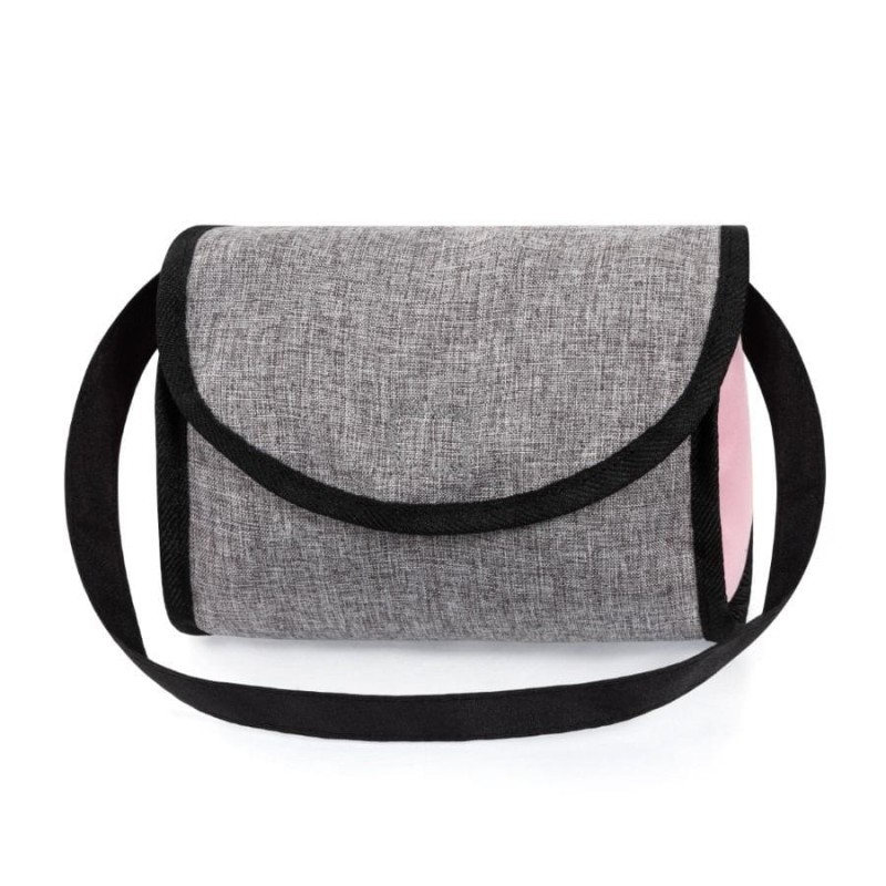 Bayer Design, Jogger Duo, двойная Кукольная коляска с сумкой, серый с бабочкой