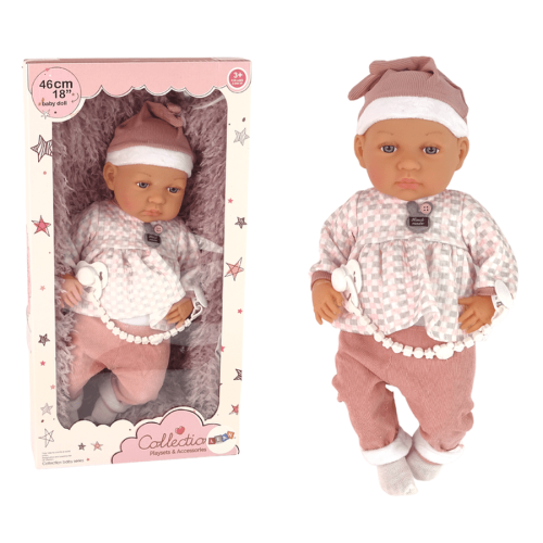 Lean Toys, детская кукла с аксессуарами, 46 см