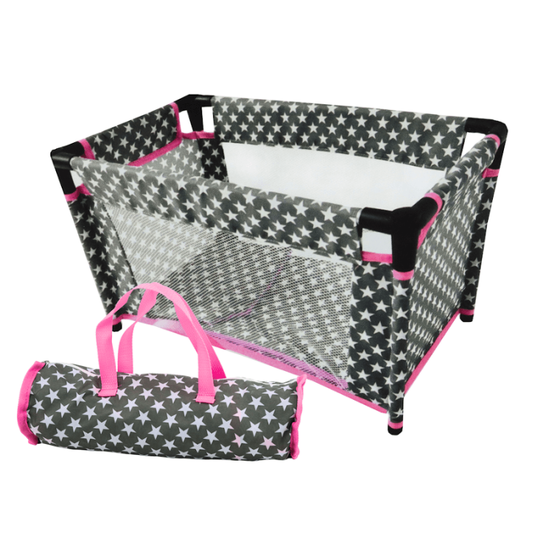 Lean Toys, кукольная кровать в сумке, звезды