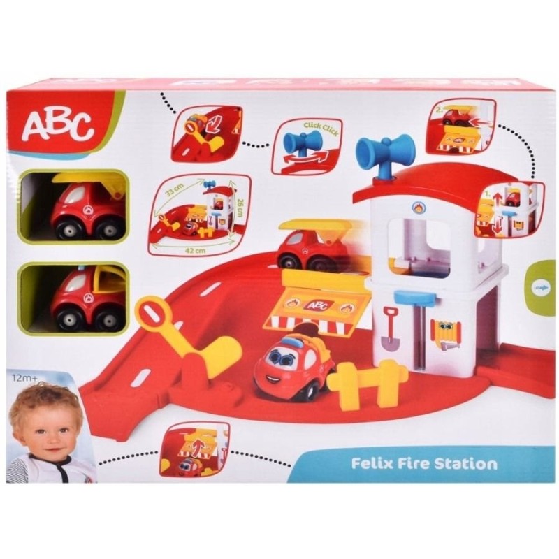 Simba, ABC, пожарная часть Felixa, комплект с транспортными средствами,2 шт.
