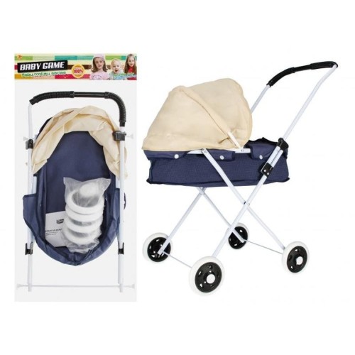 Mega Creative, глубокая кукольная тележка, темно-синий