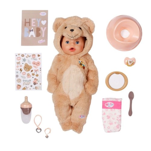 Baby Born, Эмма в костюме медведя, детская кукла, 43 см