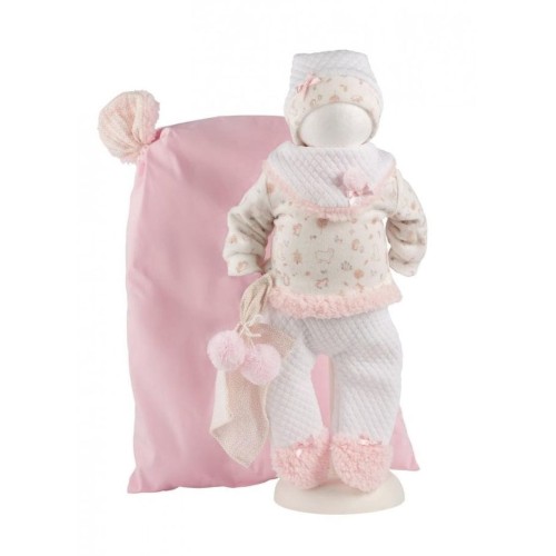 Llorens, одежда и аксессуары для куклы, розово-белый, 40 см