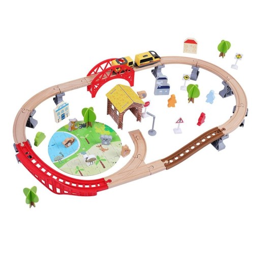 Smiki, электрическая железная дорога с головоломками и аксессуарами