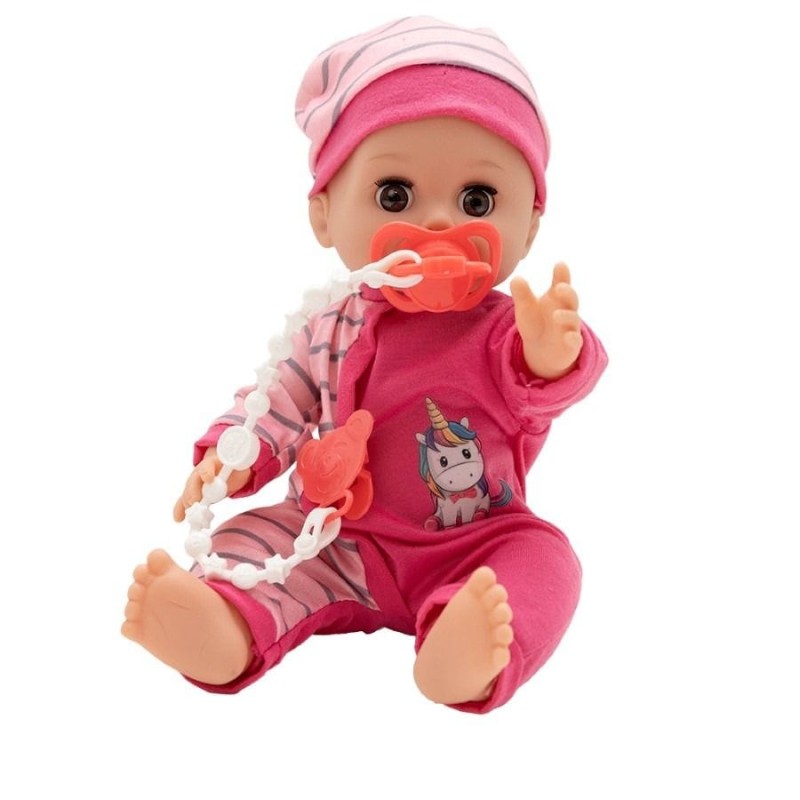 Аскато, кукла с ванночкой, розовая одежда