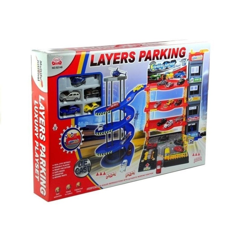 Lean Toys, парковка на уровне с дорожкой и лифтом