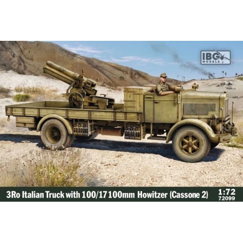 Ibg, 3ro Italian Truck with 100/17 100mm Howitzer, 1: 72